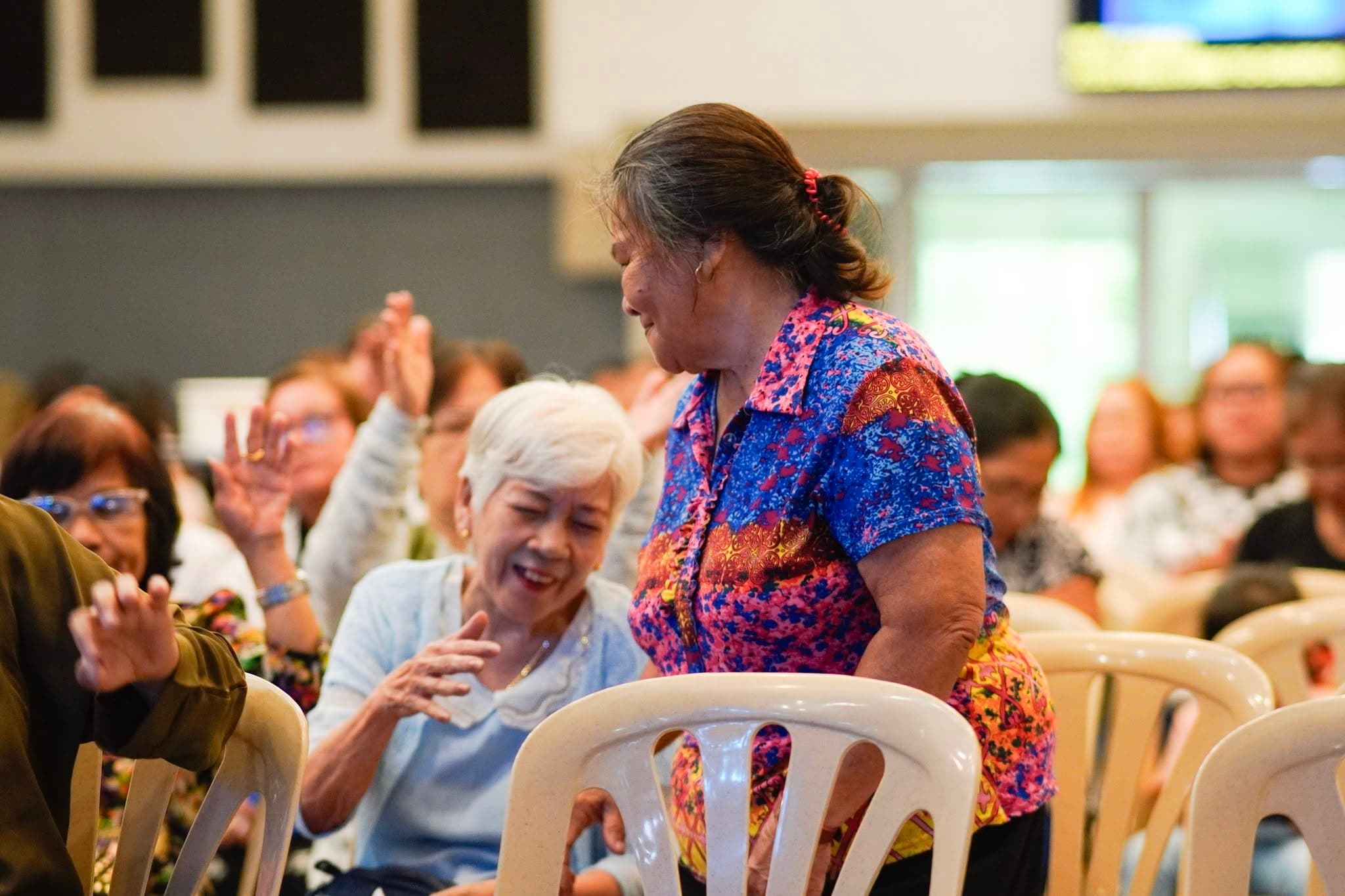 Seasoned Citizens fellowship at New Life Catbalogan